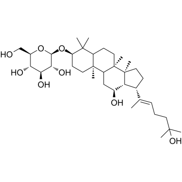 Pseudoginsenoside Rh2 Chemical Structure