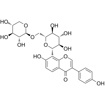 Puerarin 6''-O-Xyloside Chemical Structure