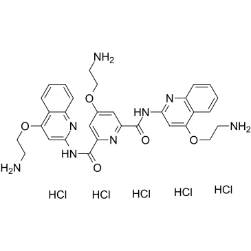 Pyridostatin hydrochloride Chemical Structure