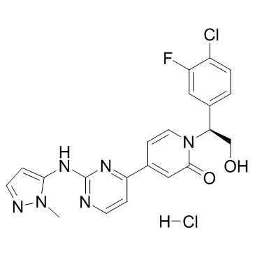 Ravoxertinib hydrochloride Chemical Structure