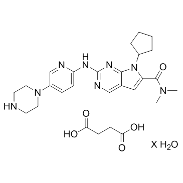 Ribociclib succinate hydrate Chemical Structure
