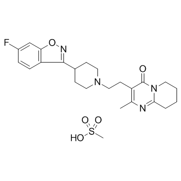 Risperidone mesylate Chemical Structure