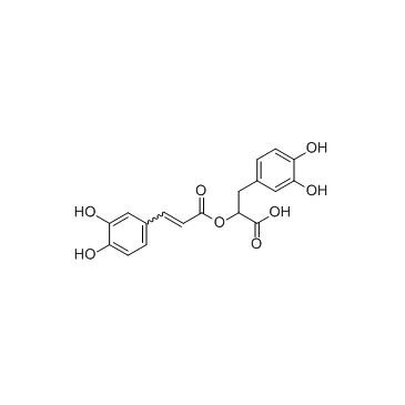 Rosmarinic acid racemate Chemical Structure