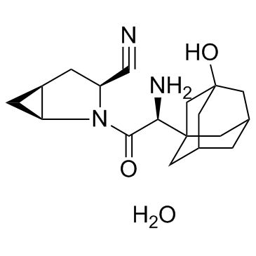 Saxagliptin hydrate Chemical Structure