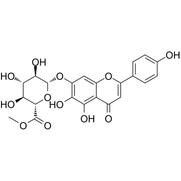 Scutellarin methyl ester Chemical Structure