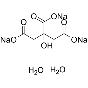 Sodium citrate dihydrate Chemical Structure