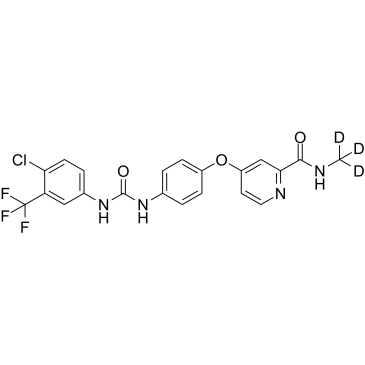 Sorafenib (D3) Chemical Structure