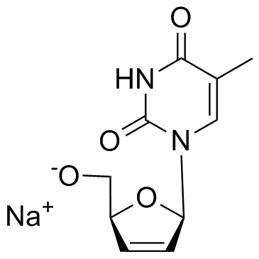 Stavudine sodium Chemical Structure