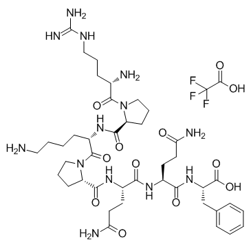 Substance P (1-7)(TFA) Chemical Structure