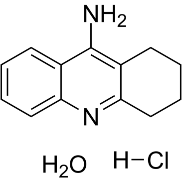 Tacrine hydrochloride hydrate Chemical Structure
