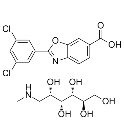 Tafamidis meglumine Chemical Structure
