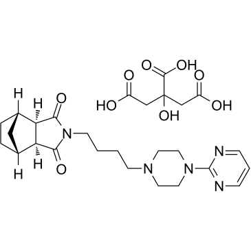 Tandospirone citrate Chemical Structure