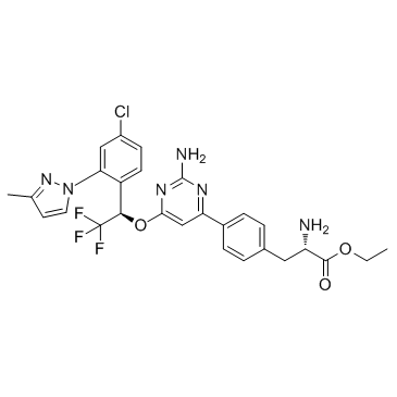 LX1606 (Telotristat ethyl) Chemical Structure