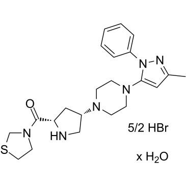 Teneligliptin hydrobromide hydrate Chemical Structure