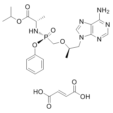 Tenofovir alafenamide fumarate Chemical Structure