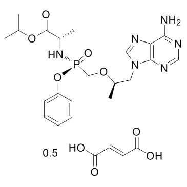 Tenofovir alafenamide hemifumarate Chemical Structure