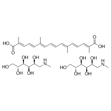 Transcrocetin meglumine salt Chemical Structure