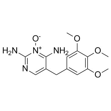 Trimethoprim 3-oxide Chemical Structure
