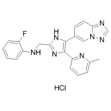 Vactosertib Hydrochloride Chemical Structure
