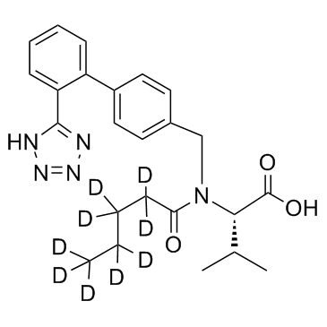 Valsartan D9 Chemical Structure