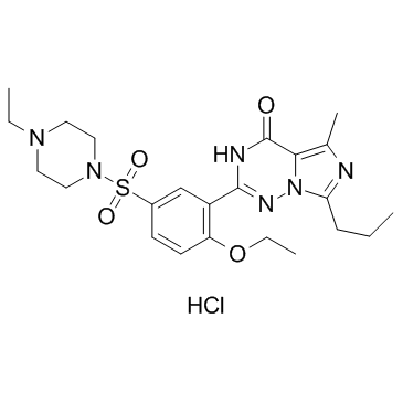 Vardenafil hydrochloride Chemical Structure