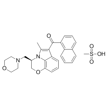 WIN 55,212-2 Mesylate Chemical Structure