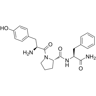 β-Casomorphin (1-3), amide Chemical Structure