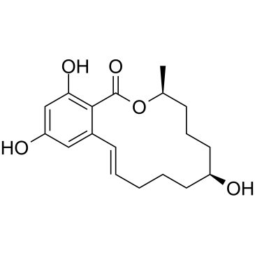 β-Zearalenol Chemical Structure