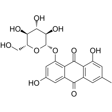 Emodin-8-glucoside Chemical Structure