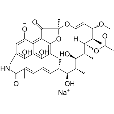 Rifamycin sodium Chemical Structure