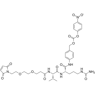 Mal-PEG2-VCP-NB Chemical Structure