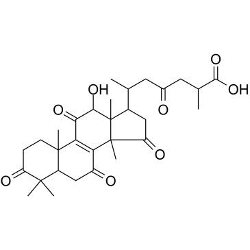 Deacetyl Ganoderic Acid F Chemical Structure