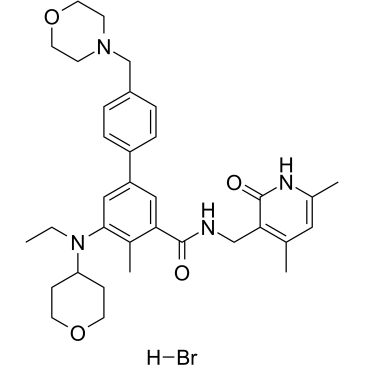 Tazemetostat hydrobromide Chemical Structure