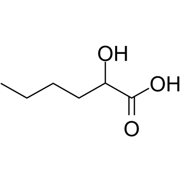 2-Hydroxyhexanoic acid Chemical Structure
