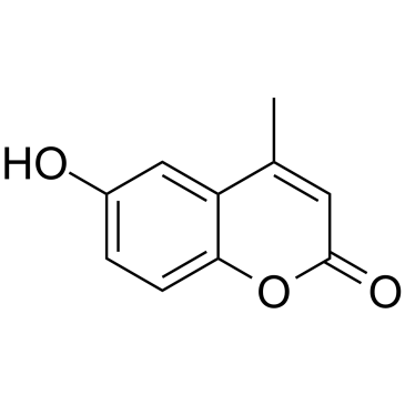 6-Hydroxy-4-methylcoumarin Chemical Structure