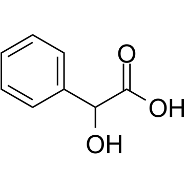 2-Hydroxy-2-phenylacetic acid Chemical Structure