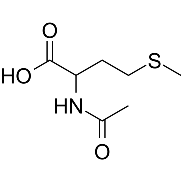 N-Acetyl-DL-methionine Chemical Structure