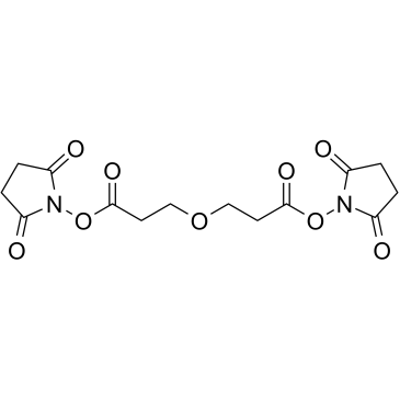 Bis-PEG1-NHS ester Chemical Structure