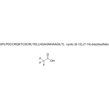 Orexin A (human, rat, mouse) (TFA) Chemical Structure