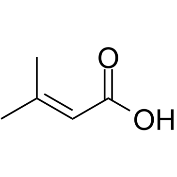 3-Methylbut-2-enoic acid Chemical Structure