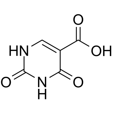 2,4-Dihydroxypyrimidine-5-carboxylic Acid Chemical Structure