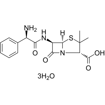Ampicillin (trihydrate) Chemical Structure