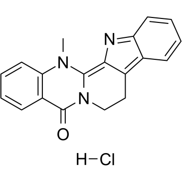Dehydroevodiamine hydrochloride Chemical Structure