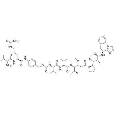 Vat-Cit-PAB-Monomethyl Dolastatin 10 Chemical Structure