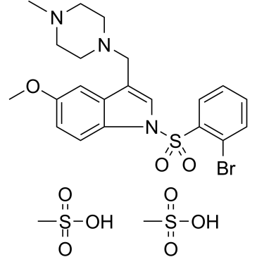 Masupirdine mesylate Chemical Structure