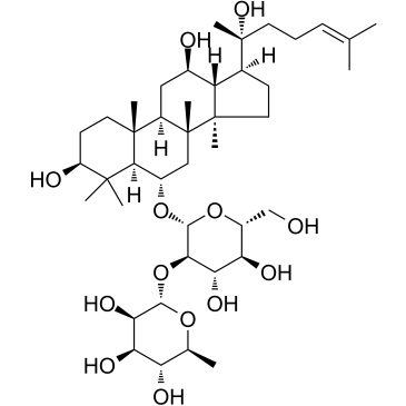 20(R)-Ginsenoside Rg2 Chemical Structure