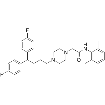 Lidoflazine Chemical Structure