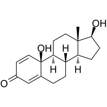 10β,17β-dihydroxyestra-1,4-dien-3-one Chemical Structure
