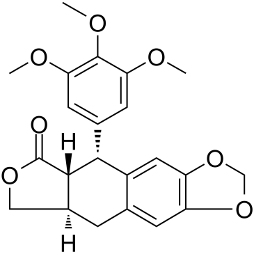 Deoxypodophyllotoxin Chemical Structure