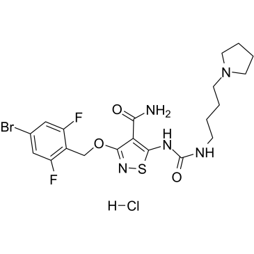 CP-547632 hydrochloride Chemical Structure